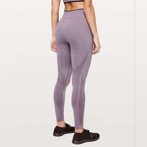 Lululemon Iconic Sweat Tight Graphite Purple / Black